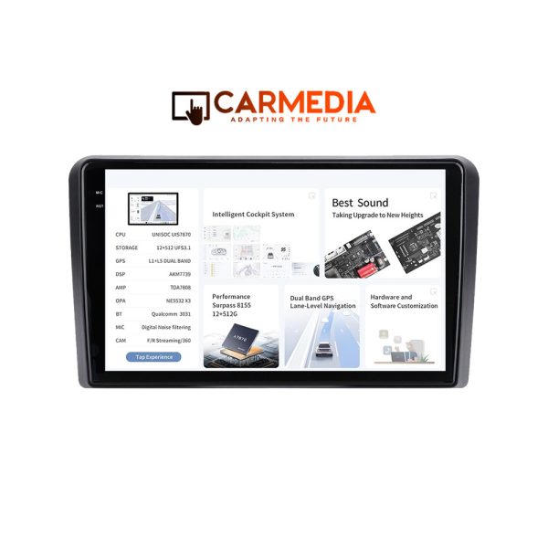 CARMEDIA CMDU12095-13 PRO PLUS TABLET 9.5'' OEM AUDI A3 2003-2012