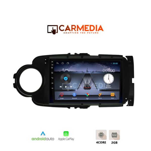 CARMEDIA CM209C-13 TABLET 9'' OEM TOYOTA YARIS 2011-2020 BLACK - Image 3