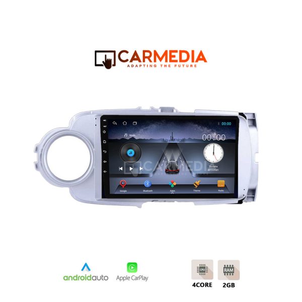CARMEDIA CM209C-13 TABLET 9'' OEM TOYOTA YARIS 2011-2020 SILVER - Image 3