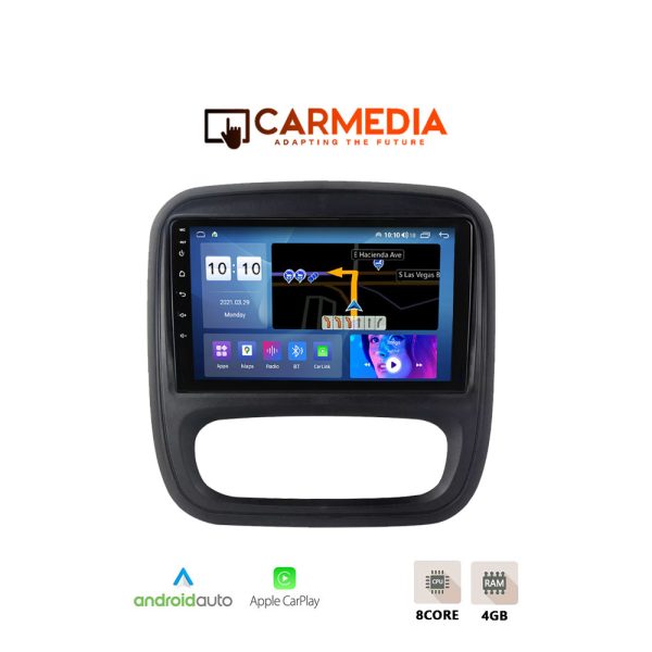 CARMEDIA CM409-13 TABLET 9'' OEM OPEL VIVARO | RENAULT TRAFIC | FIAT TALENTO | NISSAN NV300 2014+