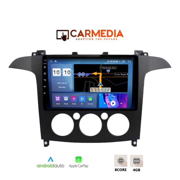 CARMEDIA CM409-13 TABLET 9'' OEM FORD SMAX 2006-2014 A/C
