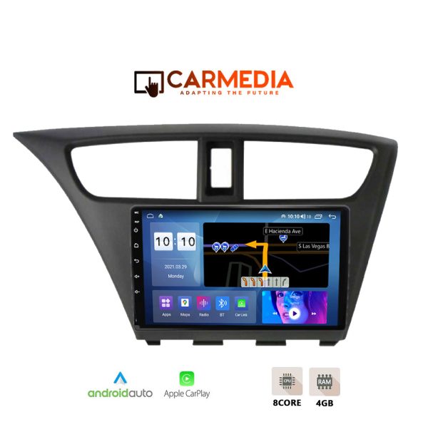 CARMEDIA CMDU409-3 TABLET 9'' OEM HONDA CIVIC 2012-2016