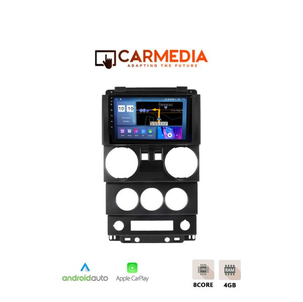 CARMEDIA CM409-13 TABLET 9'' OEM JEEP WRANGLER 2006-2011 (2 SWITCHES)
