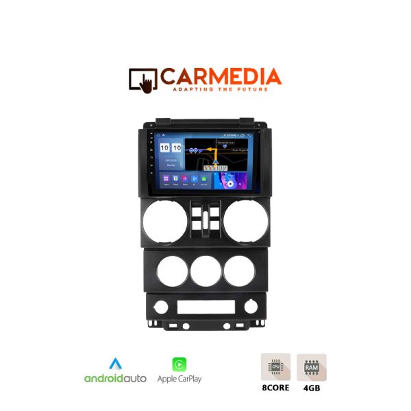CARMEDIA CM409-13 TABLET 9'' OEM JEEP WRANGLER 2006-2011 (4 SWITCHES)