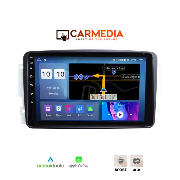 CARMEDIA CM409-13 TABLET 9'' OEM MERCEDES CLK (W209) 2000-2004