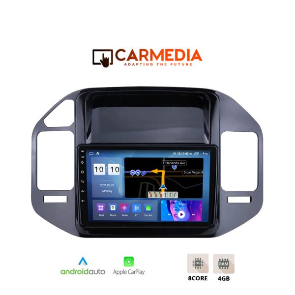 CARMEDIA CM409-13 TABLET 9'' OEM MITSUBISHI PAJERO 1999-2006 FULL FRAME
