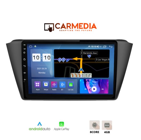 CARMEDIA CM409-13 TABLET 9'' OEM SKODA FABIA 2015+