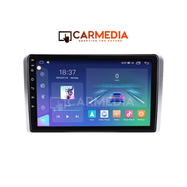 CARMEDIA CM609-13 TABLET 9'' OEM TOYOTA AVENSIS T25 2003-2009 SILVER