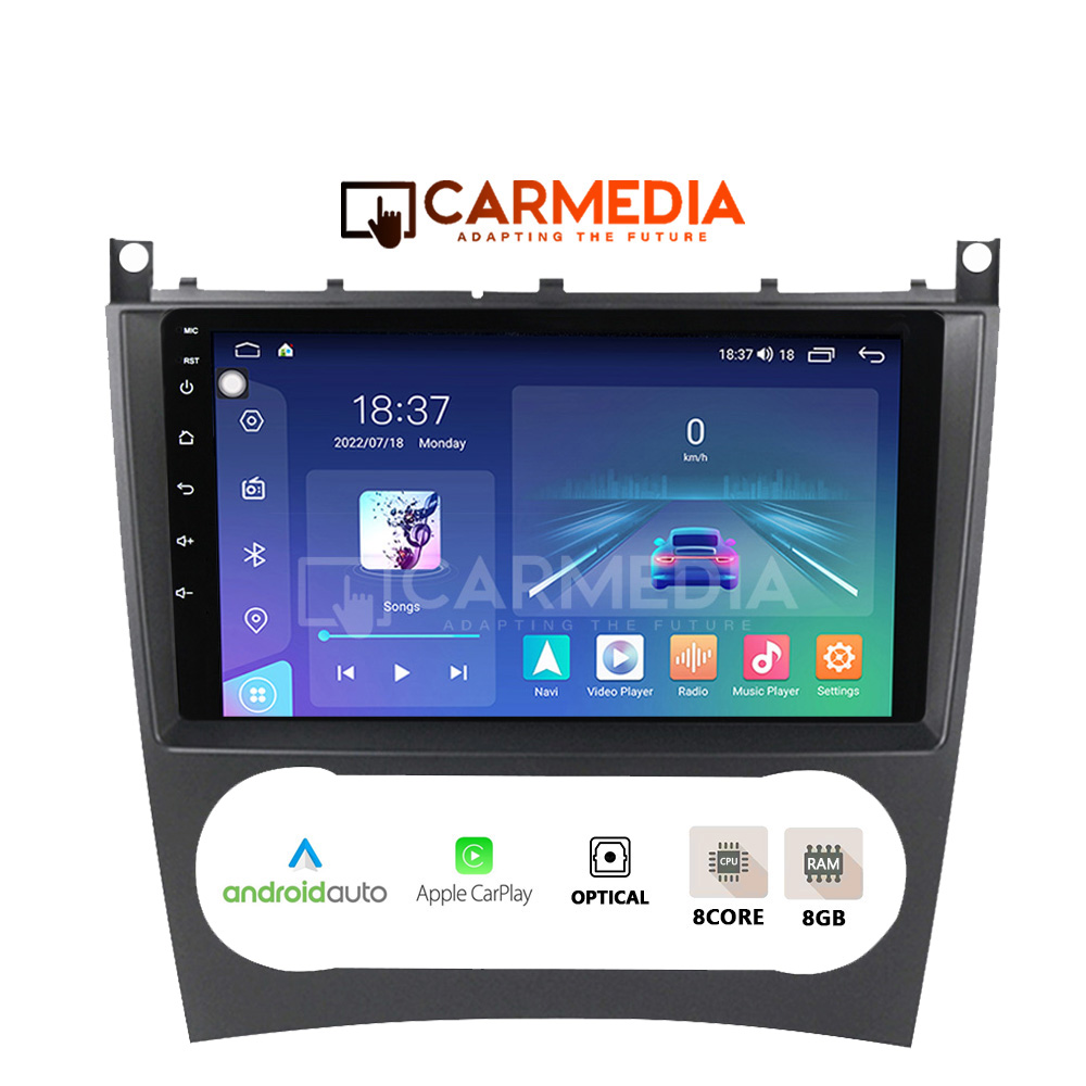 CARMEDIA CM809 12 PRO OEM TABLET 9 MERCEDES C CLK W203 209 2004 2008