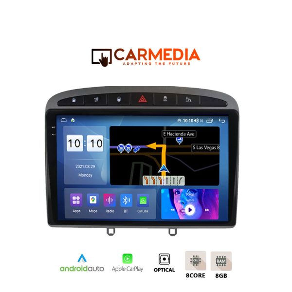 CARMEDIA CM8095-13 PLUS TABLET 9.5'' OEM PEUGEOT 308 2007-2012