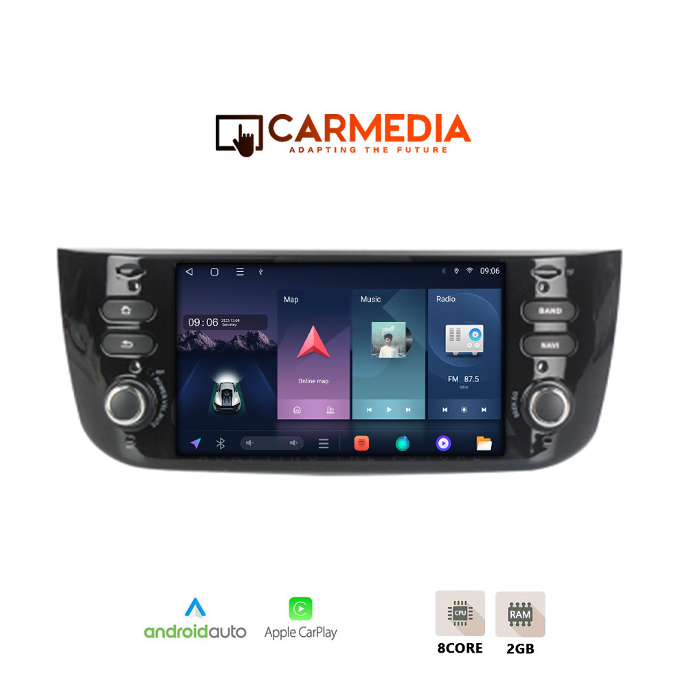 CARMEDIA CMT2087B 13 OEM 6.8 FIAT LINEA 2007 2017 EVO GRANDE PUNTO 2012