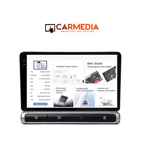 CARMEDIA CMDU12095-13 PRO PLUS TABLET 9.5'' OEM CITROEN C3 - DS3 2018-2023 HIGH