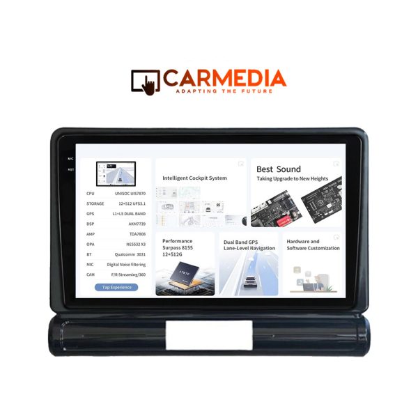 CARMEDIA CMDU12095-13 PRO PLUS TABLET 9.5'' OEM CITROEN C3 - DS3 2018-2023 LOW