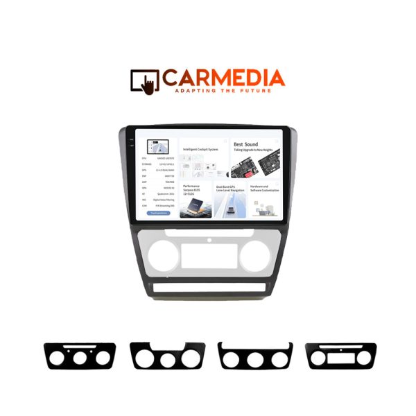 CARMEDIA CMDU41036-5 PRO PLUS TABLET 10.36" OEM SKODA OCTAVIA 5 2005-2012 A/C-CLIMA BLACK