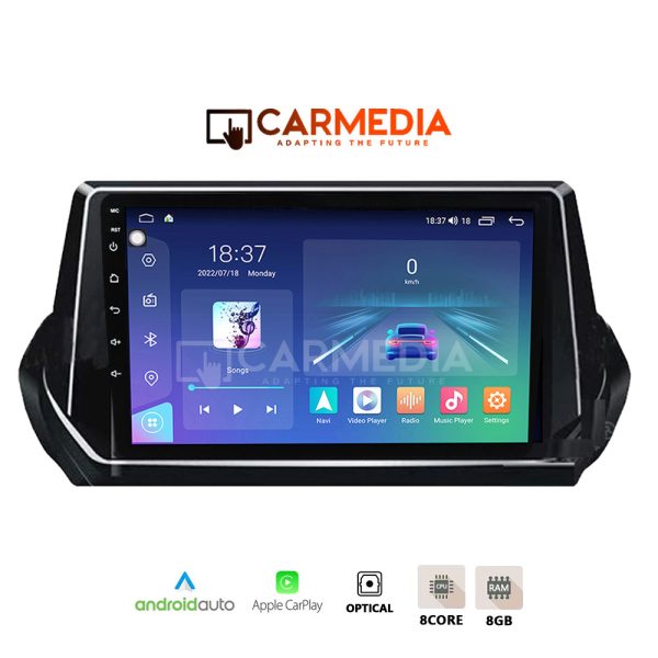 CARMEDIA CM810-13 TABLET 10'' OEM PEUGEOT 208-2008 2020+