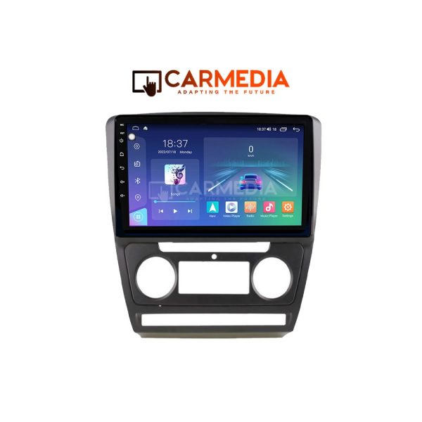CARMEDIA CM20810-13 TABLET 10'' OEM SKODA OCTAVIA 5 2005-2012 A/C-CLIMA BLACK - Image 3