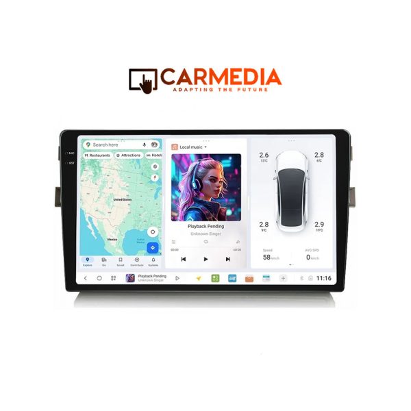 CARMEDIA CMDU4095-5 PRO PLUS TABLET 9.5'' OEM TOYOTA AURIS 2007-2012