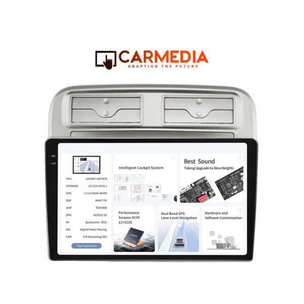 CARMEDIA CMDU12095-13 PRO PLUS TABLET 9.5'' OEM FIAT GRANDE PUNTO 2005-2012