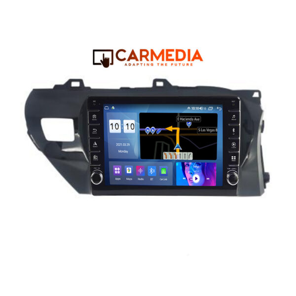 CARMEDIA CM20810B-13 KNOB TABLET 10'' OEM TOYOTA HILUX 2018+ RHD