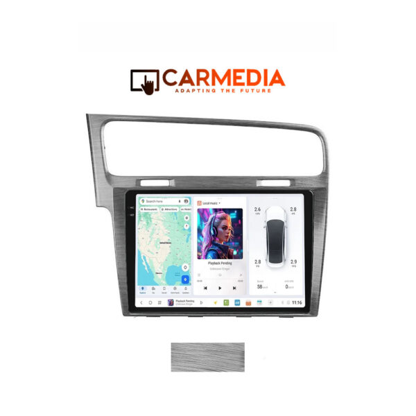 CARMEDIA CMDU121036-13 PRO PLUS TABLET 10.36" OEM VW GOLF 7 2013-2020 SILVER GREY