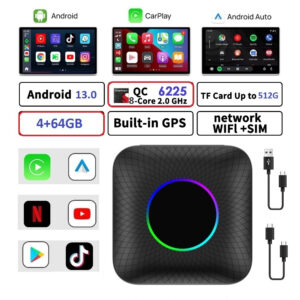 Alternative view of CARMEDIA CMAB 02 CARPLAY Ai BOX ANDROID OEM ADAPTOR 4-64 SNAPDRAGON