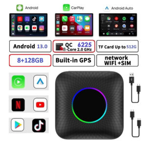 Alternative view of CARMEDIA CMAB 03 CARPLAY Ai BOX ANDROID OEM ADAPTOR 8-128 SNAPDRAGON
