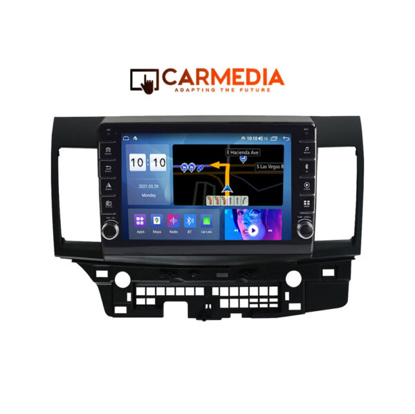 CARMEDIA CM20810B-13 KNOB TABLET 10'' OEM MITSUBISHI LANCER 2008+