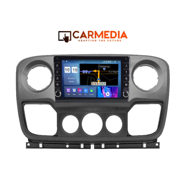 CARMEDIA CM20810B-13 KNOB TABLET 10'' OEM NISSAN NV400 | OPEL MOVANO | RENAULT MASTER 2010-2020