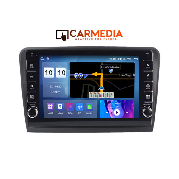 CARMEDIA CM20810B-13 KNOB TABLET 10'' OEM SKODA SUPERB 2008-2015