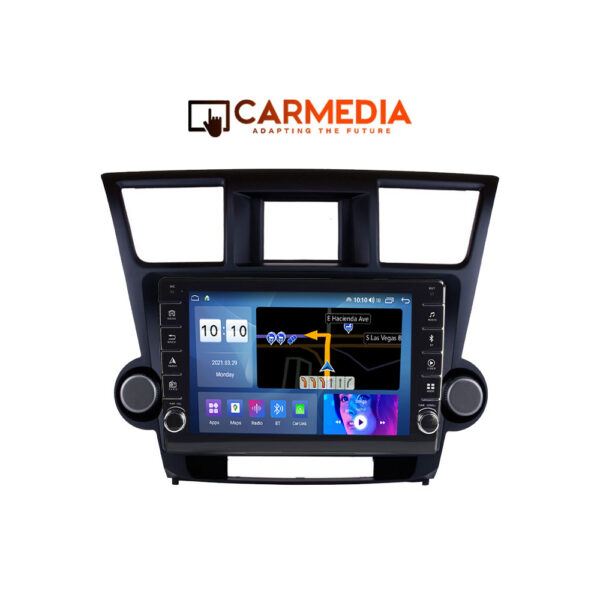 CARMEDIA CM20810B-13 KNOB TABLET 10'' OEM TOYOTA HIGHLANDER 2008-2015