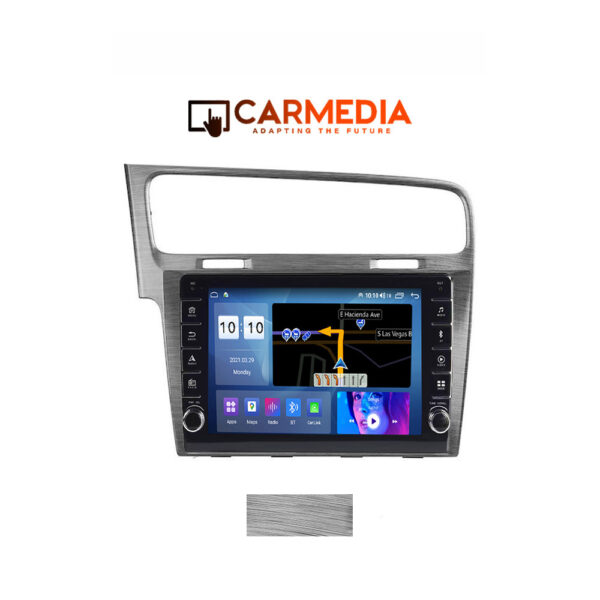 CARMEDIA CM20810B-13 KNOB TABLET 10'' OEM VW GOLF 7 2013-2020 SILVER GREY