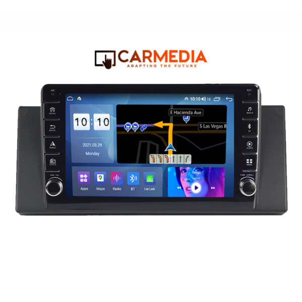 CARMEDIA CM2089B-13 KNOB TABLET 9'' OEM BMW SERIES 5 (E39) 1997-2005 | X5 (E53) 1999-2006