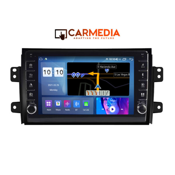 CARMEDIA CM2089B-13 KNOB TABLET 9'' OEM FIAT SEDICI | SUZUKI SX4 2005-2013