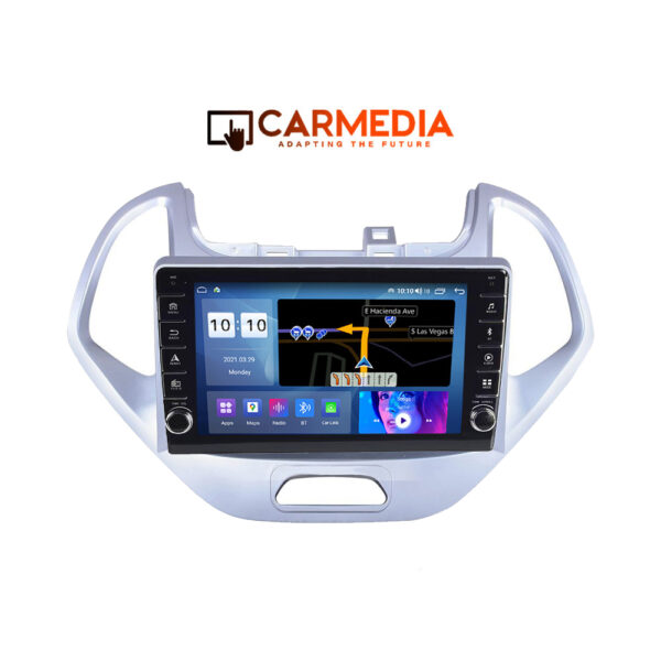 CARMEDIA CM2089B-13 KNOB TABLET 9'' OEM FORD KA 2017+ SILVER