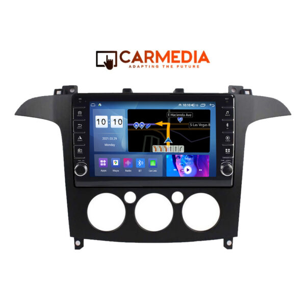 CARMEDIA CM2089B-13 KNOB TABLET 9'' OEM FORD SMAX 2006-2014 A/C