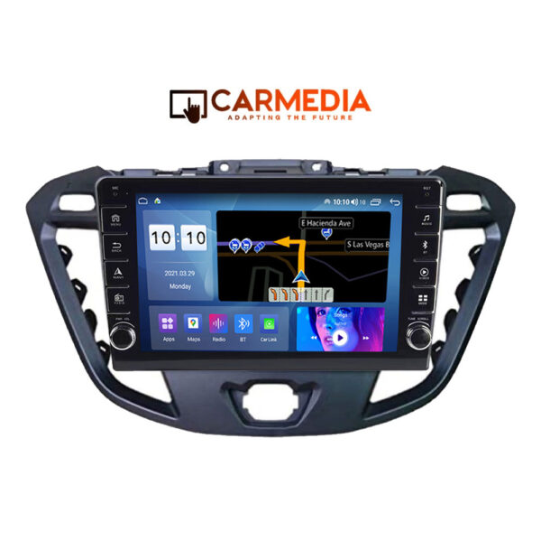 CARMEDIA CM2089B-13 KNOB TABLET 9'' OEM FORD TRANSIT CUSTOM| TOURNEO CUSTOM 2013-2019