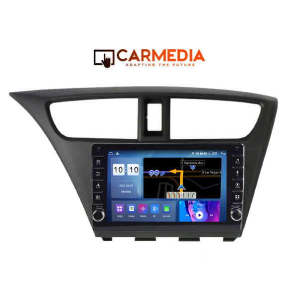 CARMEDIA CM2089B-13 KNOB TABLET 9'' OEM HONDA CIVIC 2012-2016