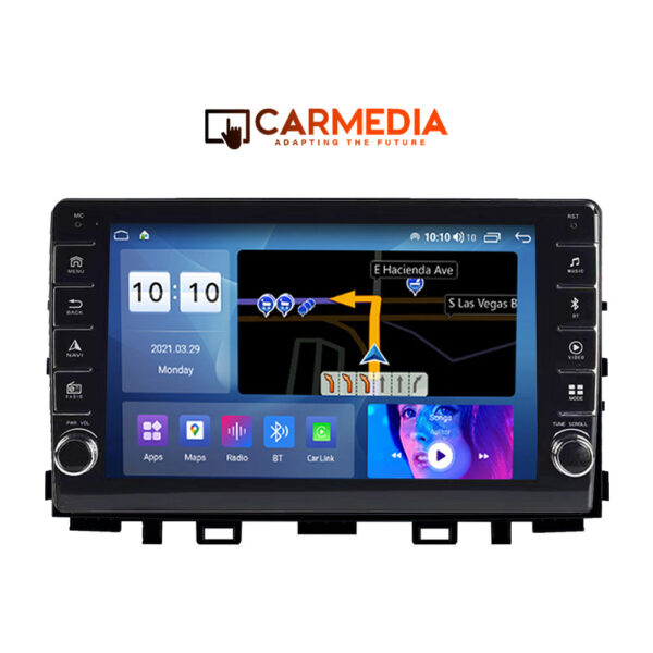 CARMEDIA CM2089B-13 KNOB TABLET 9'' OEM KIA RIO 2018+ | STONIC 2017+