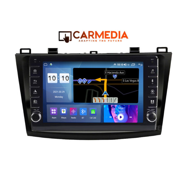 CARMEDIA CM2089B-13 KNOB TABLET 9'' OEM MAZDA 3 2009-2014