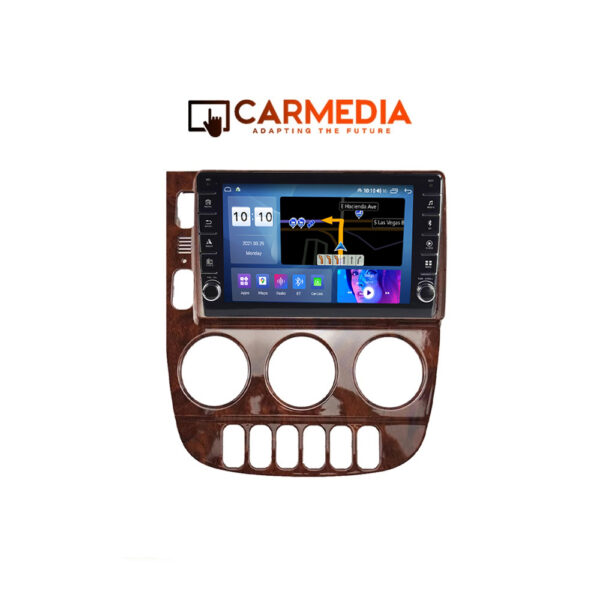 CARMEDIA CM2089B-13 KNOB TABLET 9'' OEM MERCEDES ML (W163) 1998-2005 BROWN