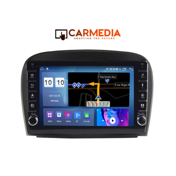 CARMEDIA CM2089B-13 KNOB TABLET 9'' OEM MERCEDES SL (R230) FACELIFT 2006-2012