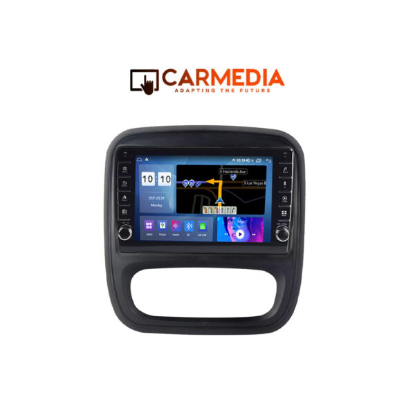 CARMEDIA CM2089B-13 KNOB TABLET 9'' OEM OPEL VIVARO | RENAULT TRAFIC | FIAT TALENTO | NISSAN NV300 2014+