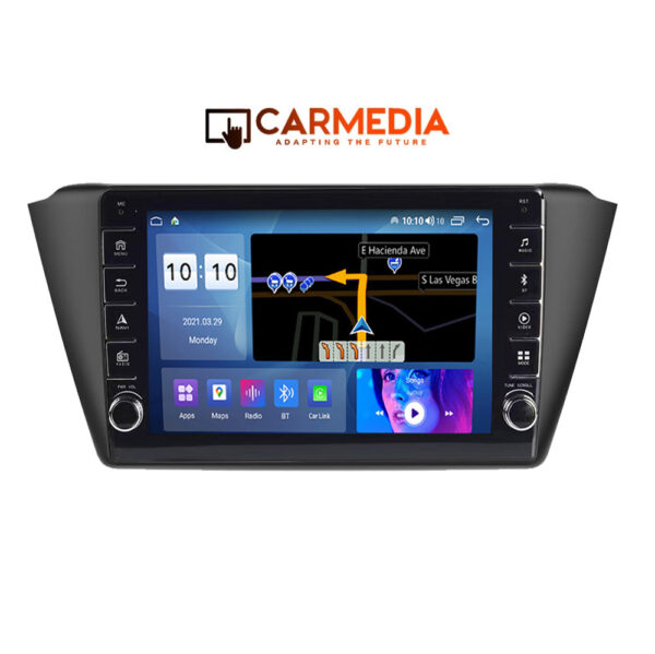 CARMEDIA CM2089B-13 KNOB TABLET 9'' OEM SKODA FABIA 2015+