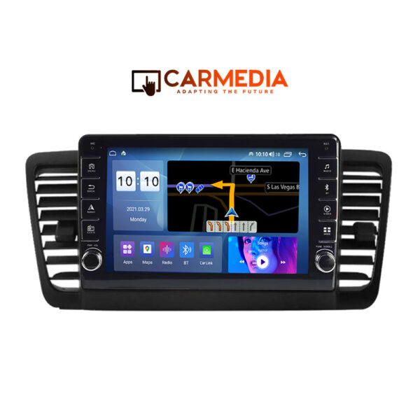 CARMEDIA CM2089B-13 KNOB TABLET 9'' OEM SUBARU LEGACY-OUTBACK 2002-2008