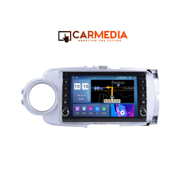 CARMEDIA CM2089B-13 KNOB TABLET 9'' OEM TOYOTA YARIS 2011-2020 SILVER