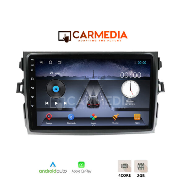 CARMEDIA CM209C-13 TABLET 9'' OEM TOYOTA COROLLA 4D 2006-2012