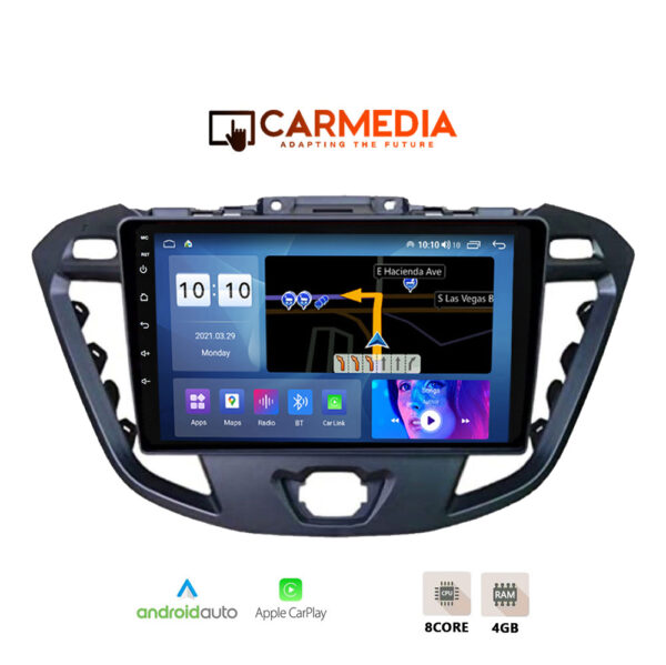 CARMEDIA CMDU409-3 TABLET 9'' OEM FORD TRANSIT CUSTOM| TOURNEO CUSTOM 2013-2019