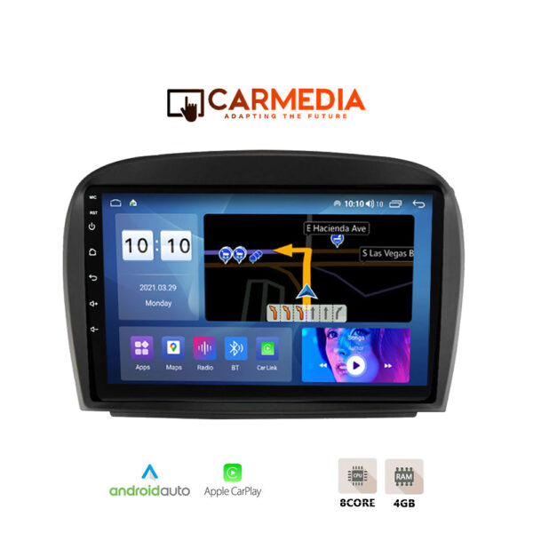 CARMEDIA CMDU409-3 TABLET 9'' OEM MERCEDES SL (R230) FACELIFT 2006-2012
