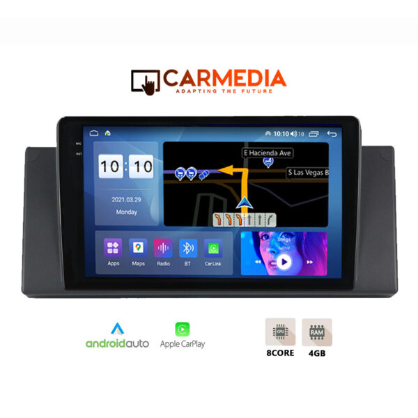 CARMEDIA CMDU409-3 TABLET 9'' OEM BMW SERIES 5 (E39) 1997-2005 | X5 (E53) 1999-2006