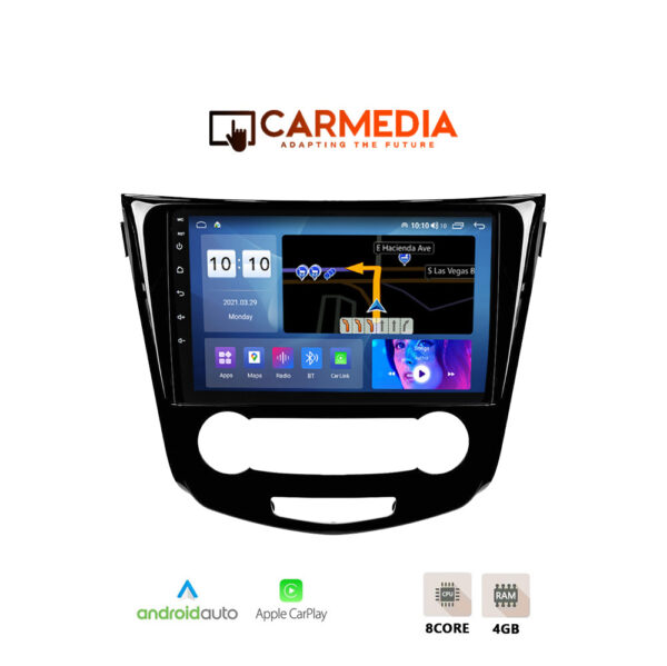 CARMEDIA CMDU410-3 TABLET 10'' OEM NISSAN XTRAIL 2014+ | QASHQAI 2014-2021 V2